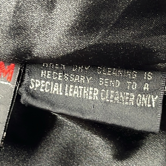 Wilson Leather Coat Full Zip/button Thinsulate Lined Size Med Pre-Owed - Picture 7 of 14